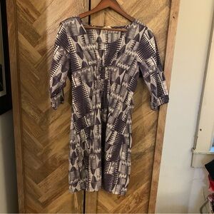 Mata Traders pattern tunic light cotton fabric brown pattern large